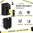 thumbnail image 3 of 16.4 Ft Magnetic Wall Mount Retractable Belt Barrier, Crowd Control Wall Barrier Fixed Safety Belt Banmo, 3 of 5