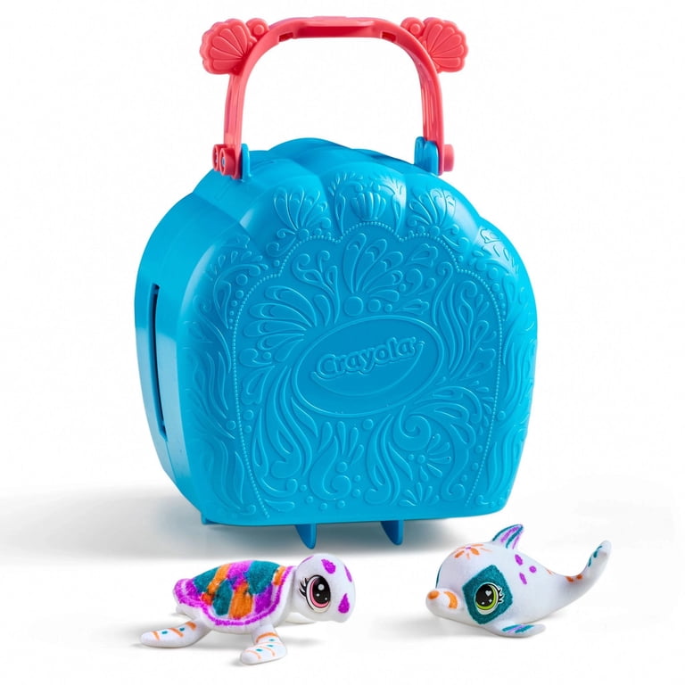 Crayola, Scribble Scrubbie Pets Seashell Splash Playset, 2 Ocean