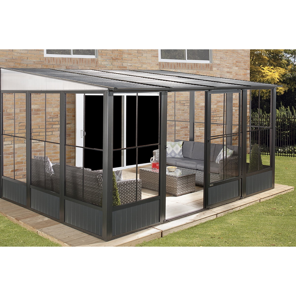 Sojag Korado 10 x 17 x 8 ft Dark Grey