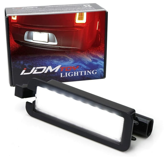 OEM-Fit 3W 18-SMD LED License Plate Light Kit For Dodge 2015-up Charger Challenger, Chrysler 300 & Pacifica, Jeep 2017-up Compass, etc