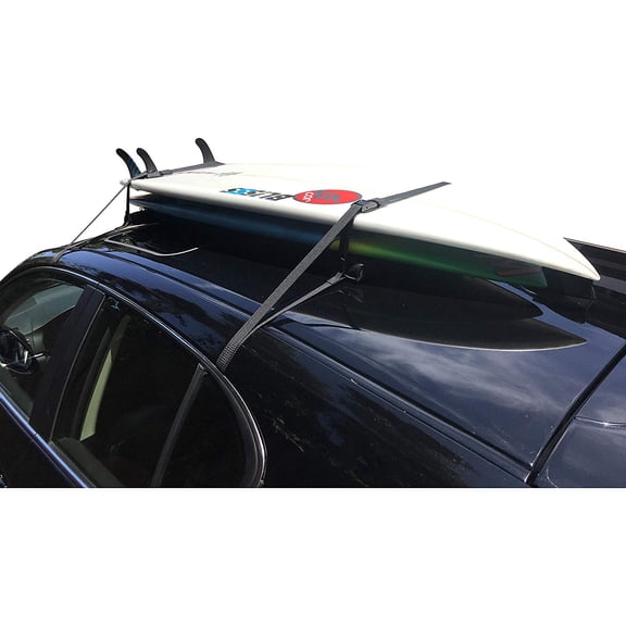Universal Car Soft Roof Rack Pad & Luggage Carrier Anti-Vibration System – with Storage Bag (19 Inches)