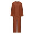 thumbnail image 6 of Brilliant Spring 2 Piece Outfit Wo2 Piece Outfits Oversized Loungewear Loose Slouchy Set 2024 Spring Sweatsuit Matching Lounge Sets Clearance Clothes under $5.00, 6 of 7