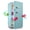 Blue, variant on WANAI Small Retro Dual Door Refrigerator 3.5 Cu.ft Blue Fridge with Freezer for Dorm Apartment New