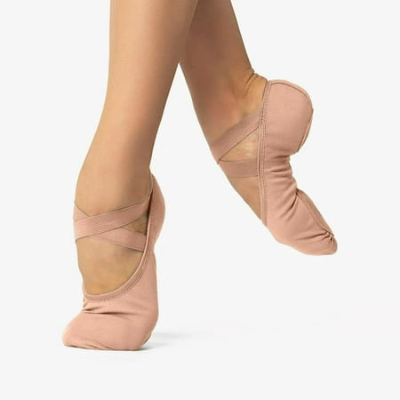 

Ballet Shoes Canvas Split Sole So Danca SD16 Nude 10.5A Child