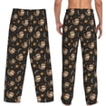thumbnail image 3 of HPINK-T Men's Pajama Pants Pjs Bottoms With Pockets Sleep Lounge Pants For Men, 3 of 11
