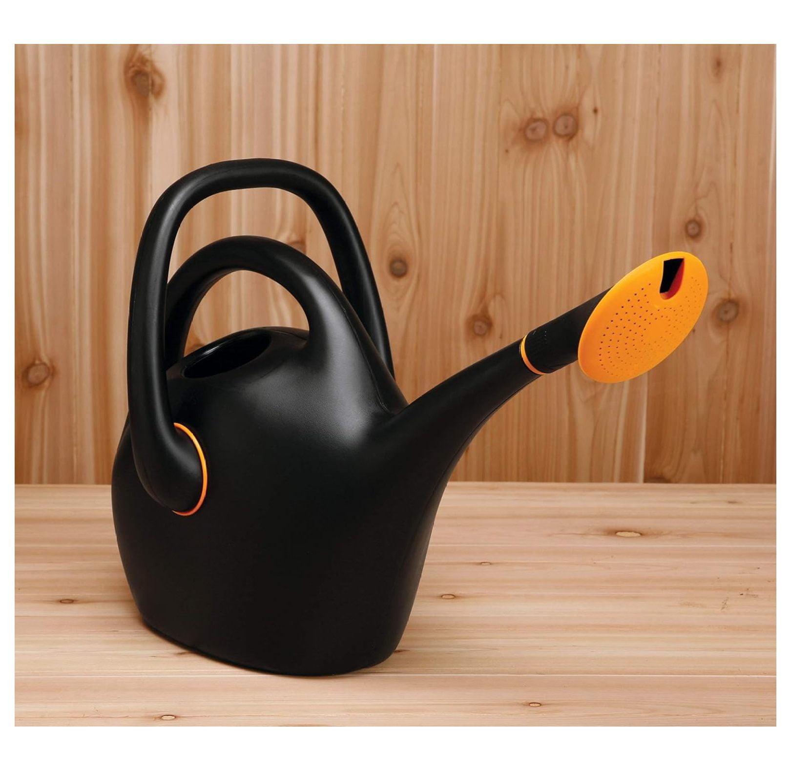 Easy Pour Watering Can, 2.6 Gallon, Black (20-47287CP)