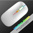 thumbnail image 3 of 2.4GHz & Bluetooth Mouse, Rechargeable Wireless LED Mouse for Realme 8i ALso Compatible with TV / Laptop / PC / Mac / iPad pro / Computer / Tablet / Android - Onyx Black, 3 of 7