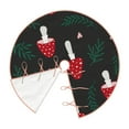 thumbnail image 3 of Kll Amanita Mushroom Christmas Tree Skirt 30",Party Decorations Farmhouse For Christmas Decorations Holiday Party, 3 of 8
