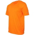 thumbnail image 2 of Champion Women's Essential Double Dry V-Neck Tee, Safety Orange Camo, 2XL, 2 of 3