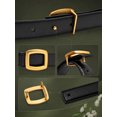 thumbnail image 3 of Timarkment 2Pcs Belts for Women with Gold Buckle Black Brown Womens Belt for Jeans Dresses, 3 of 10