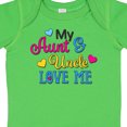 thumbnail image 4 of Inktastic My Aunt and Uncle Love Me with Hearts Boys or Girls Baby Bodysuit, 4 of 5