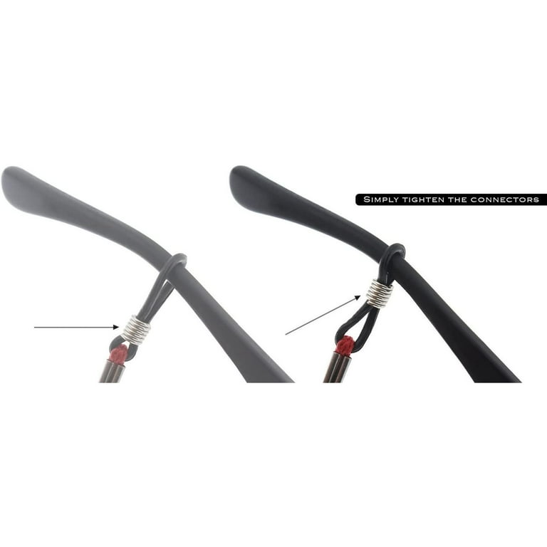 XKDOUS 24 Pcs Sunglass Hold Accessories, Strap Holders, Non-Slip