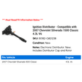 thumbnail image 2 of Ignition Distributor - Compatible with 2007 Chevy Silverado 1500 Classic 4.3L V6, 2 of 3