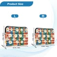thumbnail image 4 of FORMRS 15-15.6 inch Laptop Sleeve Case Soft Carrying Quilted Computer Bag Cover, Green Checkered Daisy, 4 of 7