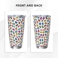 thumbnail image 3 of KLL Colorful Numbers Print 40oz Stainless Steel Insulated Car Cup with Spillproof Lid - Keep Your Drink Hot or Cold on the Go-Straw Two-piece Set, 3 of 8