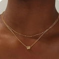 thumbnail image 2 of Gold Layered Initial Necklaces for Women, Letter Necklace Gold Jewelry Teen Gift Trendy Stuff Personalized Gifts for Women Her, 2 of 8