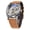 Sliver-brown, variant on Watches for Man, Square Retro Mechanical Watch Self-Wind Carved, Skeleton Automatic Watches Vintage Leather Strap Wristwatch