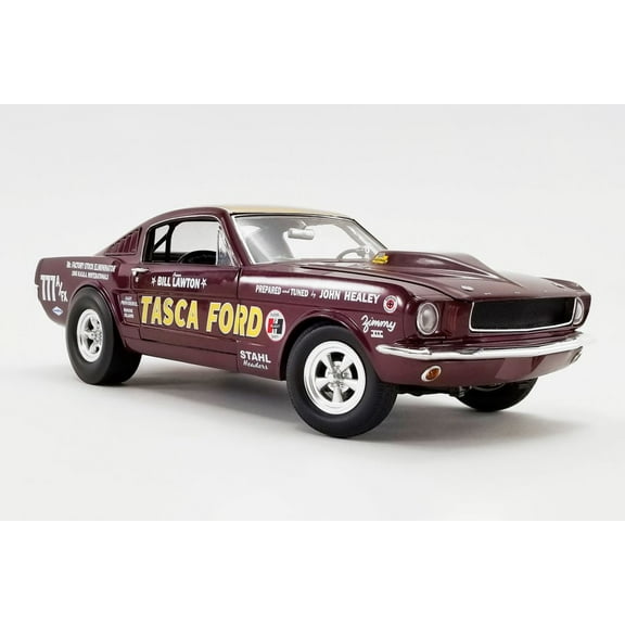 1965 Ford Mustang, A/FX Bill Lawton - Tasca Ford - Acme A1801839 - 1/18 scale Diecast Model Toy Car