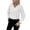 White, variant on TKLPEHG Womens Blouse V-Neck Elegant Shirt Fashion Fall Tops Long Sleeve T Shirt Solid Color Casual Comfy Loose Lightweight Blouses Pullover (Black,L)