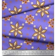 thumbnail image 2 of Soimoi Rayon Fabric Dot & Floral Decorative Decor Fabric Printed Yard 56 Inch Wide, 2 of 3