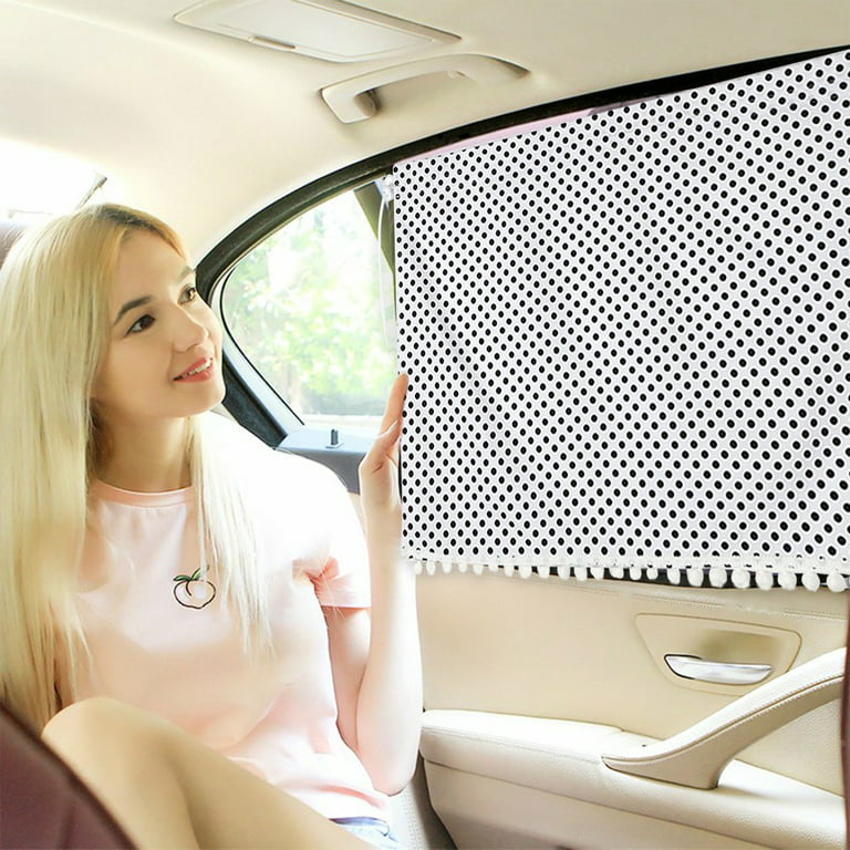 Car Curtain Shading Curtain Cloth Art Car Sunscreen Heat Insulation Shading  Curtain Cute Car Interior Accessories
