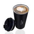 thumbnail image 1 of Reusable Coffee Mug Cafe Insulated Stainless Steel Coffee Mug With Eco Spill Proof Lid 18oz, 1 of 4