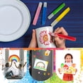 thumbnail image 6 of ACDANC Suncatcher Paint Pens for Kid Stained Glass Paint Kit Window Markers Coloring Art Pen Set Diy Kids Gift Neon Suncatcher Kit Crafts Set Party Favor, 6 of 15