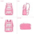 thumbnail image 5 of DAKIMOE Clear Backpack Heavy Duty Large Capacity PVC Transparent Waterproof Bag for School Stadium College, 5 of 7
