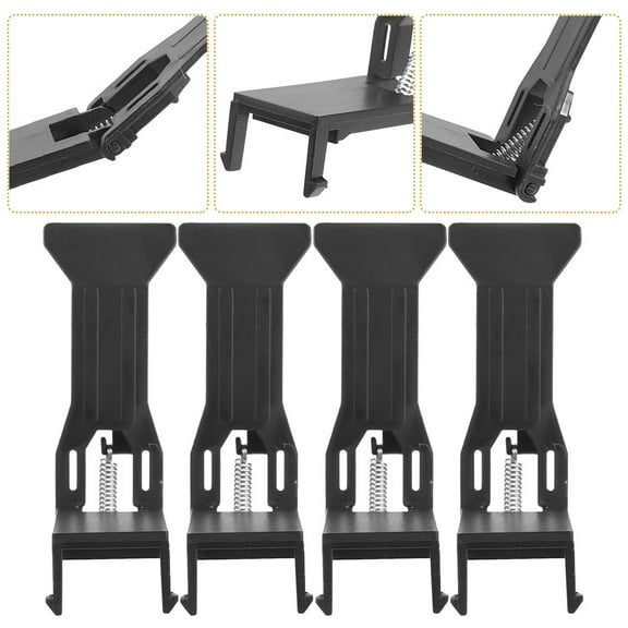 BESTYASH 10pcs Plastic Cash Register Clamp Black Securing Currency for Cashier