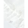thumbnail image 5 of DARING DIVA Women's Ruffle Elastic High Waist Casual Tiered Flowy Mini Skirt XS White, 5 of 6