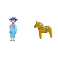thumbnail image 1 of Set de muñeca geisha japonesa con kimono. Figura decorativa artesanal de resina y madera. Ideal para decorar el hogar, el dormitorio, la sala de estar, 1 of 8