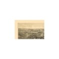 thumbnail image 3 of Historic Panoramic View - Ballston Spa New York - Fausel 1890 - 35.50 x 23 - Vintage Wall Art, 3 of 5
