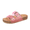 pink, variant on Women Comfort Slides Adjustable Buckle Sandals PVC Strap Cork Footbed for Beach