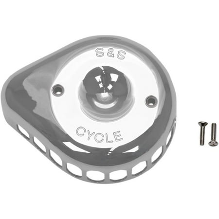 S&s Air Cleaner Cover Mounting - S&S Cycle 170-0366 Stealth Mini Tear-Drop Air Cleaner Cover - Chrome