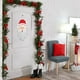 thumbnail image 4 of Cartel colgante de Papá Noel de madera JAMW decoración para interior/exterior Sencillez, 4 of 5