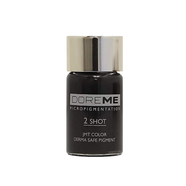 Doreme 2 Shot Manual Permanent Makeup Pigment Ink for Microblading (Grey Black 804)