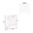 thumbnail image 5 of , White Radiator Cover with Storage, White ,Particle Board , White Radiator Cover with Storage, 5 of 5