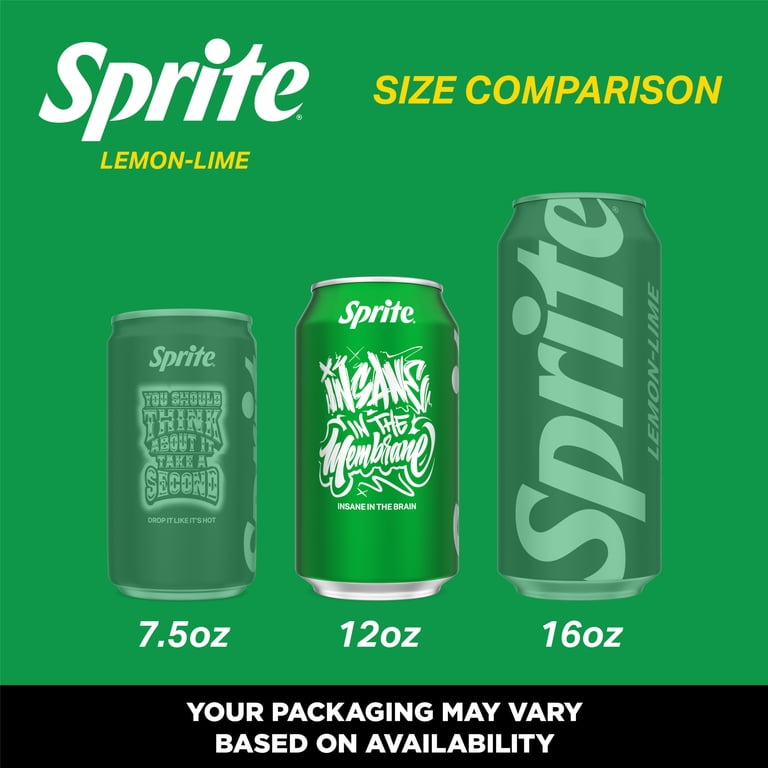Sprite Lemon-Lime Caffeine Free Soda, 12 fl oz Cans, 12 Pack photo 2