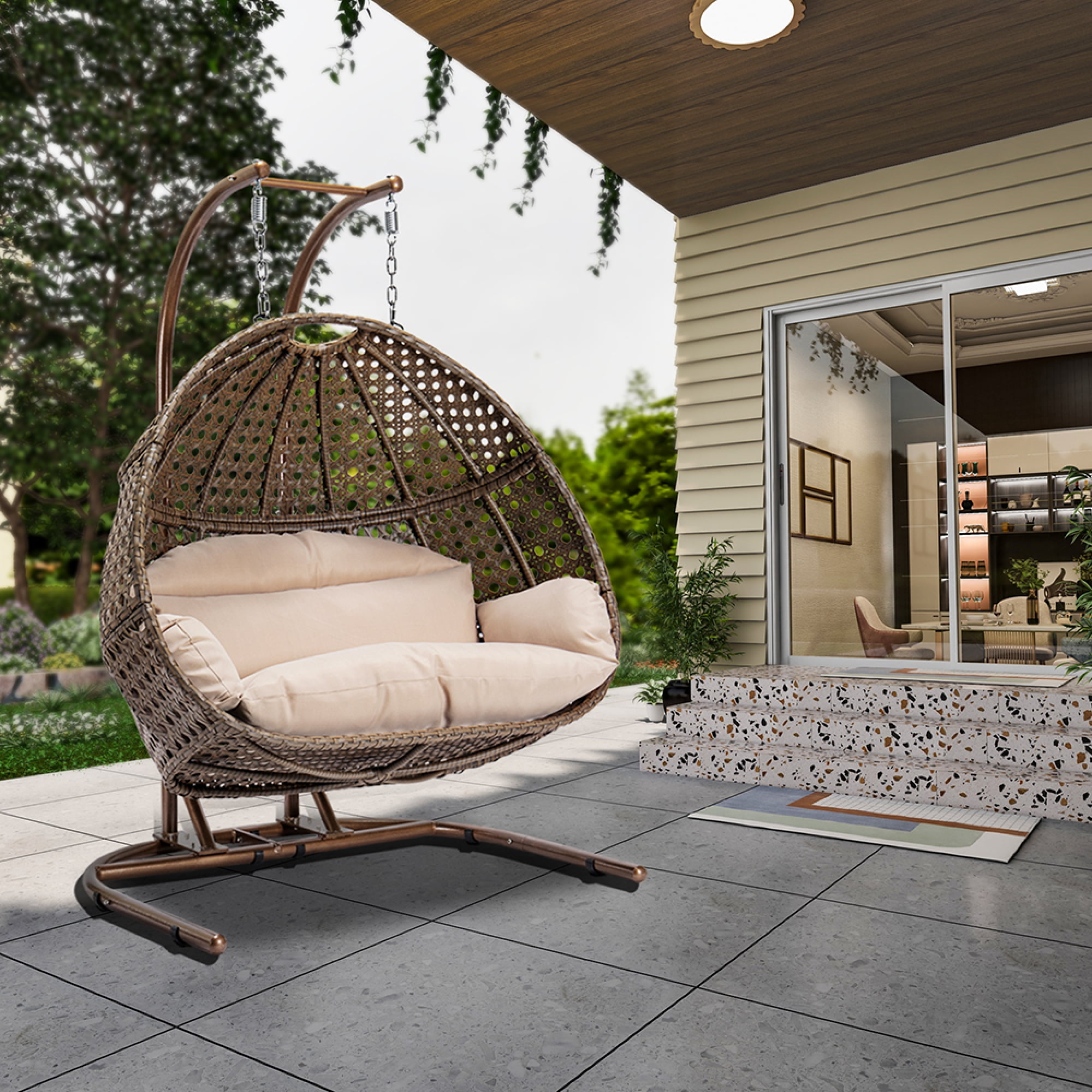 2 Person Swing Chair Hanging Chair 