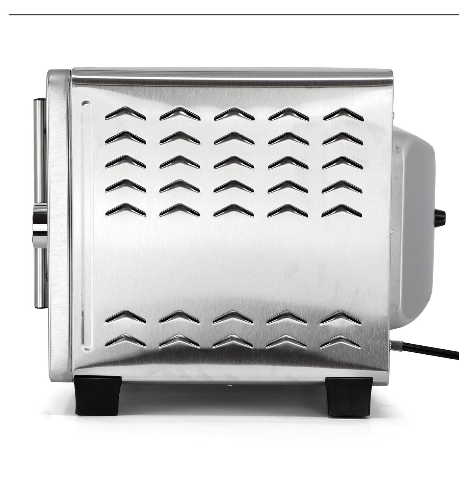 26.4 Quart French Door Multi-Function Stainless Steel Electric Toaster Oven with Temperature & Timer Control and Broil, Bake & Toast Functions