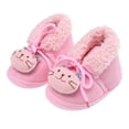 thumbnail image 3 of HUANBAI Baby Girls Boys Warm Shoes Soft Booties Snow Boots Comfortable Shoes Infant Toddler Warming And Fashion Shoes 12-18 Months, 3 of 6