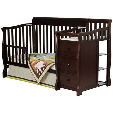 Dream On Me 5 In 1 Brody Convertible Fixed Side Crib With Changer