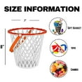 thumbnail image 2 of Basketball Sport Basket Pail Bucket Theme Easter Party Decoration Easter Eggs Hunting Event, Carry Storage Candy and Gifts Basket Easter Halloween Birthday for Kids Toddlers Boy & Girls 7x8 inches, 2 of 6