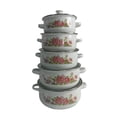 thumbnail image 3 of Set de 5 Ollas Peltre con tapa de crista Hot Spot 10 piezas 16 18 20 22 24 cms Z476, 3 of 3