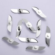 50Pcs Replacement Juicer Blades, 304 Stainless Steel Semi-Circle Design, Portable Fruit Blender Knife Parts, High Durability Mixing Cutter, Universal Fit for Hand Mixer Accessories