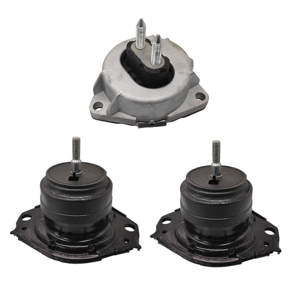 Panlongic 3pc Engine Mount Kit for 11-19 Jeep Grand Cherokee RWD V6 3.6L V8 5.7L Motor