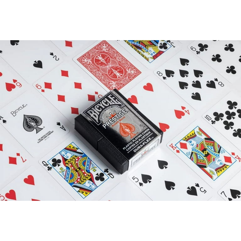 Bicycle Prestige Plastic Playing Cards Colors May Vary Walmart