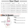 thumbnail image 3 of Patlollav Womens Bikini Sets Two Piece Swimsuit Solid Push-Up Twist Front Adjustable Spaghetti Straps Bathing Suit, 3 of 6