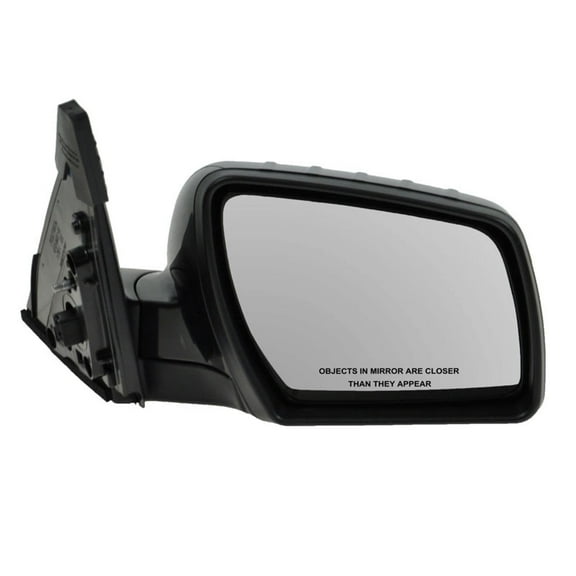 TRQ Side View Mirror Power Smooth Black Passenger Right RH for Kia Soul MRA06085
