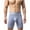 Blue, variant on Yievot Men's Boxer Briefs Breathable Trunks Solid Athletic Underpants Long Leg Elastic Waistband Support Pouch Briefs No fly